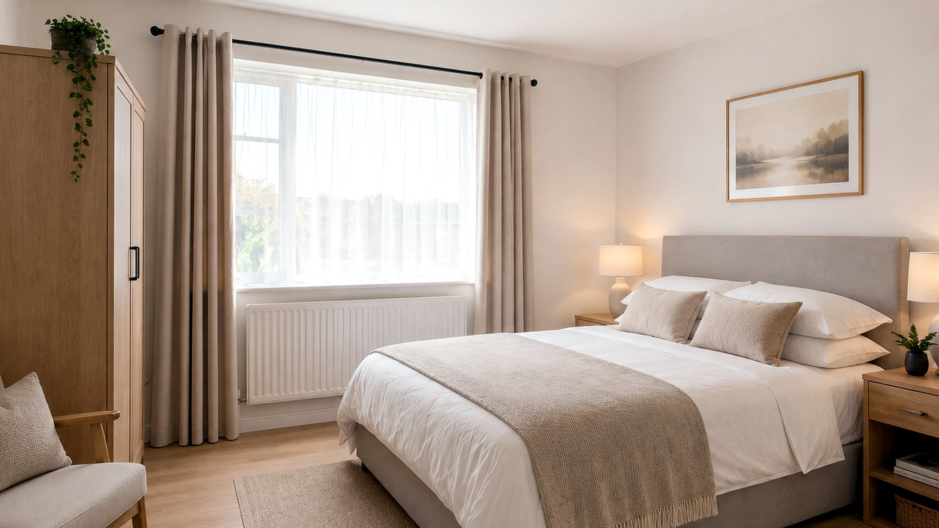 Chambre rénovée, lumineuse et prête à louer